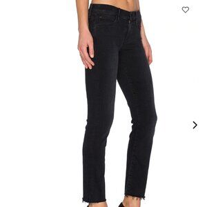 MOTHER The Rascal Ankle Snippet, Black Jeans, Size 28